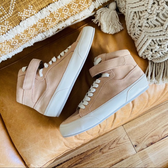 New Dolce Vita Blush Westly Suede high top Sneakers shoes - Picture 2 of 13